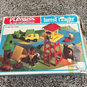 Vintage Playskool Play Friends Forest Ranger Set 1975 Sears #44275